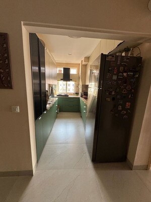 Kitchen/pantry in 4 BHK Apartment at DLF The Wellington Estate, Dlf Phase V – for Rent