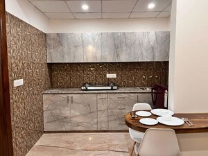 Bathroom in 1 BHK Builder Floor at Mohit House, Sushant Lok I – for Rent