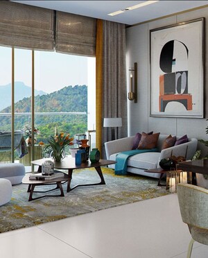 Living Room in 2 BHK Apartment at Piramal Revanta, Mulund West – for Sale