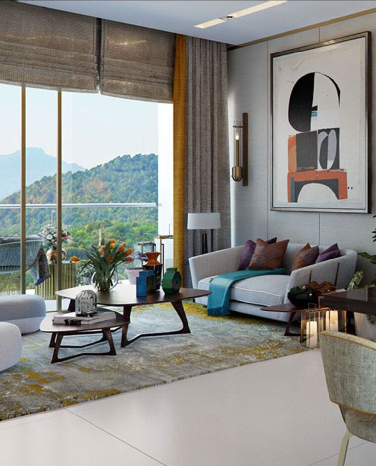 Living Room, piramal-revanta 2 Bedroom 854 Sq.Ft. Apartment In Mulund West Mumbai 10610813