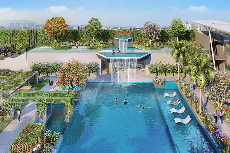 Swimming Pool, l-and-t-rejuve-360 2 Bedroom 750 Sq.Ft. Apartment In Mulund West Mumbai 10610850