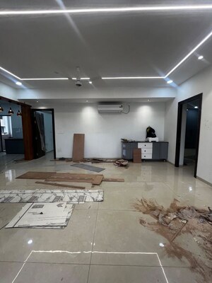 Living Room in 3 BHK Apartment at SRR Sriram River View, Narsingi – for Rent