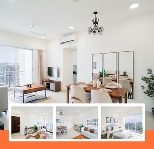 Living Room in 2 BHK Apartment at Lodha Aurum Grande, Kanjurmarg East – for Sale