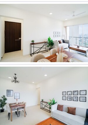 Living Room in 2 BHK Apartment at Lodha Aurum Grande, Kanjurmarg East – for Sale