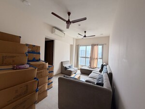 Living Room in 2 BHK Apartment at Piramal Vaikunth, Balkum Pada – for Rent