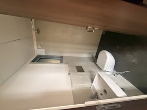 Bathroom in 1 BHK Apartment at Piramal Vaikunth, Balkum Pada – for Rent