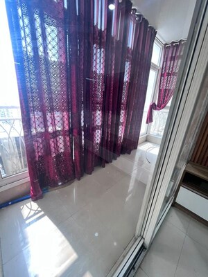 Balcony in 2.5 BHK Apartment at Mahagun My Woods, Sector 16c Greater Noida – for Rent