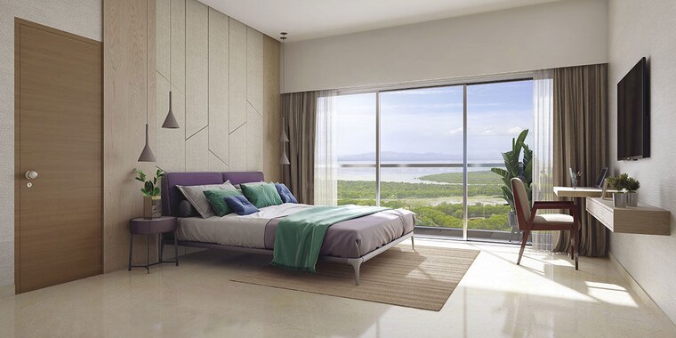 Bedroom, godrej-eternal-palms 2 Bedroom 800 Sq.Ft. Apartment In Sanpada Navi Mumbai 10610937