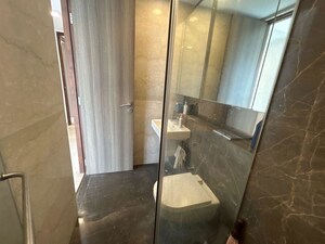 Bathroom in 3 BHK Apartment at Lodha The Park, Worli – for Rent