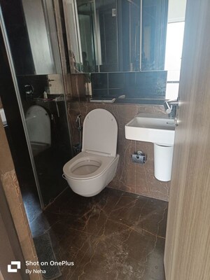 Bathroom in 3 BHK Apartment at Lodha The Park, Worli – for Rent