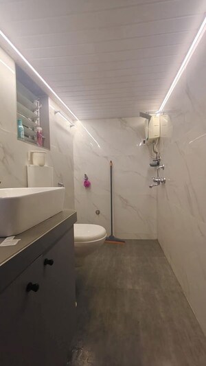 Bathroom in  Apartment at Jay Neel CHS, Vasai West – for Sale