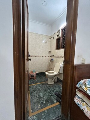 Bathroom in 3 BHK Builder Floor at Chittaranjan Park – for Sale