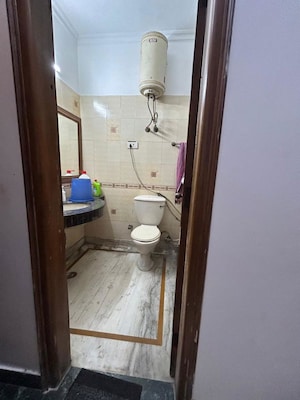 Bathroom in 3 BHK Builder Floor at Chittaranjan Park – for Sale