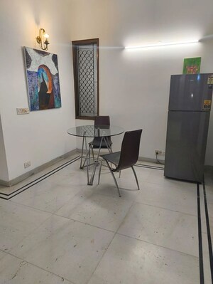 Living Room in 3 BHK Builder Floor at Greater Kailash I – for Rent