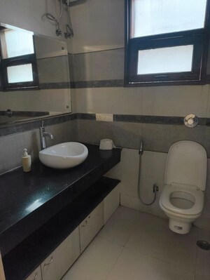 Bathroom in 3 BHK Builder Floor at Greater Kailash I – for Rent