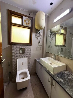 Bathroom in 3 BHK Builder Floor at Kalkaji – for Sale