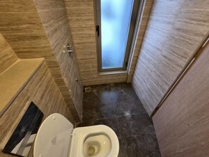 Bathroom in 3.5 BHK Apartment at Lodha Bellagio, Powai – for Rent