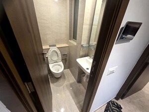 Bathroom in 1 BHK Apartment at Hiranandani Regent Hill, Powai – for Rent