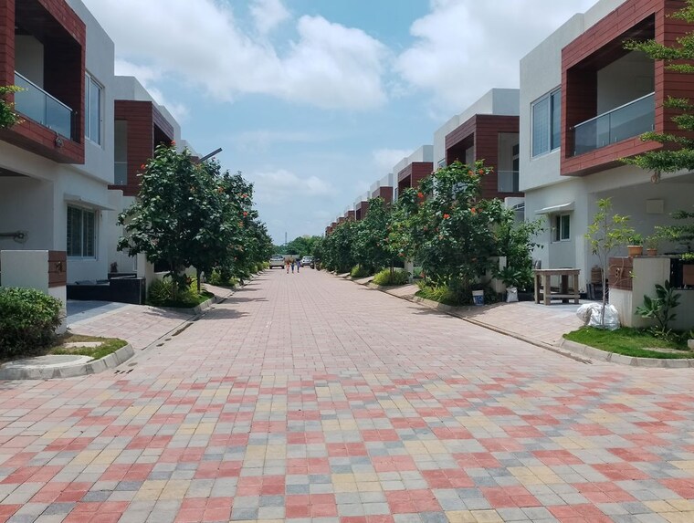 Exterior View, pruthvi-adithya-belmont-greene 4 Bedroom 3416 Sq.Ft. Villa In Tellapur Hyderabad 10611048