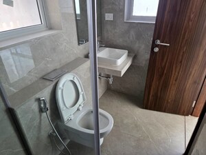 Bathroom in 3 BHK Apartment at LnT Elixir Reserve, Powai – for Rent