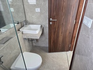 Bathroom in 3 BHK Apartment at LnT Elixir Reserve, Powai – for Rent