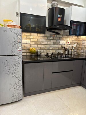 Kitchen in 2 BHK Apartment at Signature The Serenas, Sohna Sector 36 – for Rent
