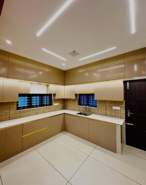 Kitchen in 3 BHK Apartment at Rajapushpa Provincia, Narsingi – for Sale