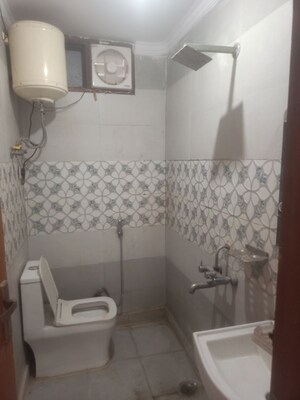 Bathroom in 2 BHK Builder Floor at Nangal Dewat – for Rent