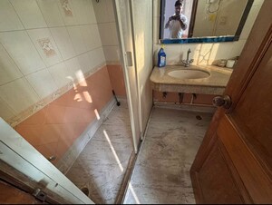 Bathroom in 2 BHK Builder Floor at East Of Kailash – for Rent