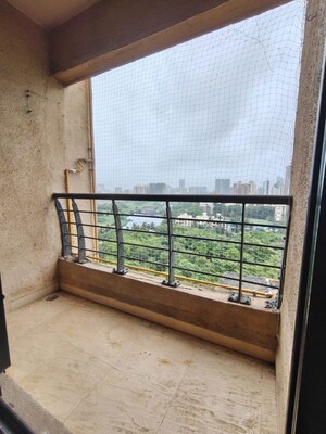 Balcony in 2 BHK Apartment at Raheja Interface Heights, Malad West – for Rent