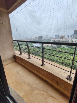 Balcony in 2 BHK Apartment at Raheja Interface Heights, Malad West – for Rent