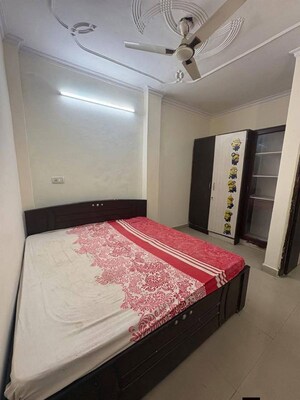 Bedroom in 1 BHK Builder Floor at Sushant Lok I – for Rent