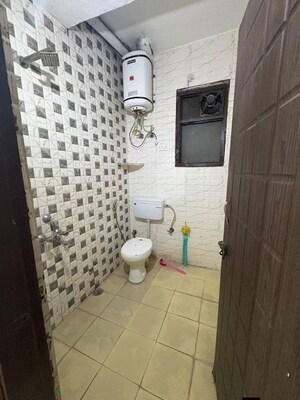 Bathroom in 1 BHK Builder Floor at Sushant Lok I – for Rent