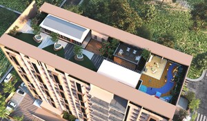 Balcony in Studio Apartment at Okay Plus Solitaire Suites, Ramnagariya – for Rent