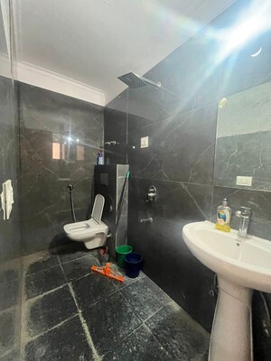 Bathroom in 2 BHK Builder Floor at Saket – for Rent