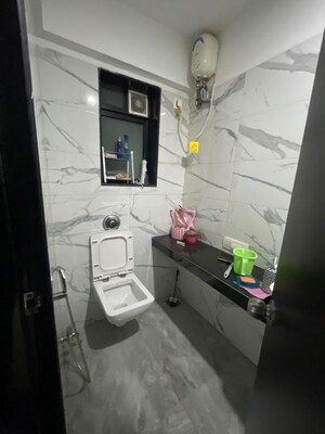 Bathroom in 2 BHK Apartment at Hubtown Hillcrest, Andheri East – for Rent
