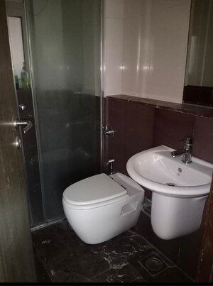 Bathroom in 2 BHK Apartment at Satellite Garden, Goregaon East – for Rent