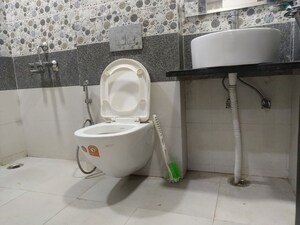 Bathroom in 1 RK Builder Floor at Ansal Sushant Apartments, Sushant Lok I – for Rent