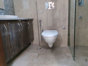 Bathroom in 3 BHK Builder Floor at Ansal Sushant Lok I, Sector 43 – for Rent