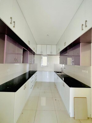 Kitchen in 3 BHK Apartment at Godrej Aqua, International Airport Road – for Rent