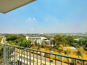 Balcony in 3 BHK Apartment at Godrej Aqua, International Airport Road – for Rent