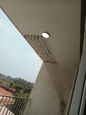 Staircase in 3 BHK Apartment at Godrej Aqua, International Airport Road – for Rent