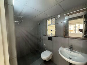 Bathroom in 3 BHK Apartment at Mahaveer Celesse, Hunasamaranahalli – for Rent