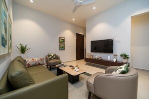 Living Room in 2 BHK Apartment at Casagrand Aquagrove, Kolathur – for Sale