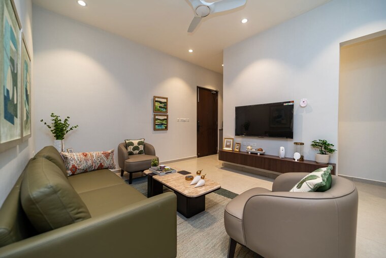 Living Room, casagrand-aquagrove 2 Bedroom 1307 Sq.Ft. Apartment In Kolathur Chennai 10611282
