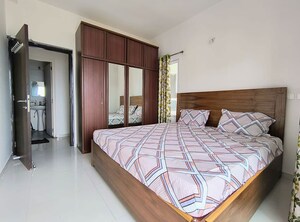 Bedroom in 2 BHK Apartment at Godrej Infinity, Keshav Nagar – for Rent