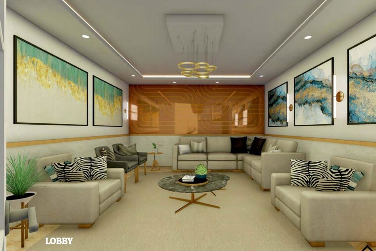Living Room, rohini-mayfair 2 Bedroom 1126 Sq.Ft. Apartment In Pallavaram Chennai 10611305