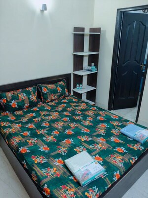 Bedroom in 3 BHK Builder Floor at Ansal Sushant Lok I, Sector 43 – for Rent