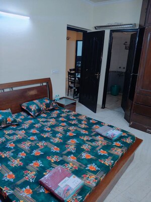 Bedroom in 3 BHK Builder Floor at Ansal Sushant Lok I, Sector 43 – for Rent
