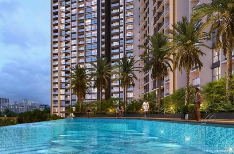 Swimming Pool, mantra-melange 2 Bedroom 1260 Sq.Ft. Apartment In Kharadi Pune 10611327